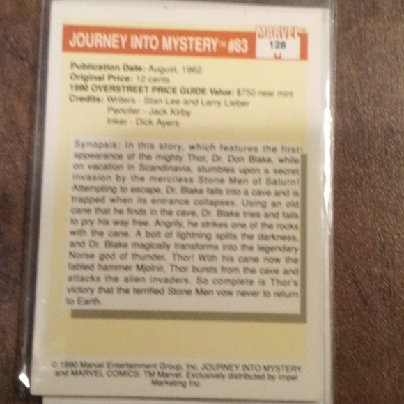 Marvel Trading Card - Picture 2 of 4